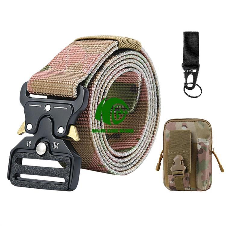 Kango personalizado Mens Tactical Belt Holster personalizado Tactical Battle Belt Con bolsas