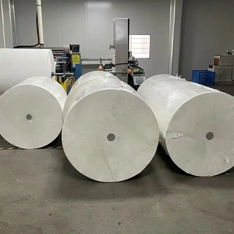 Virgin Wood Pulp 100% Cellulose Big Rolls of Paper Converting Raw Materials for Making Toilet Paper Bathroom Tissue Paper