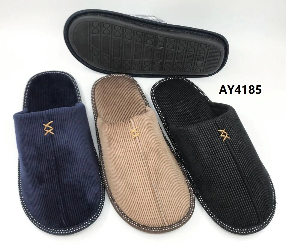 2021 Newest Collection Cloth Material Good Sale Man Indoor House Shoes