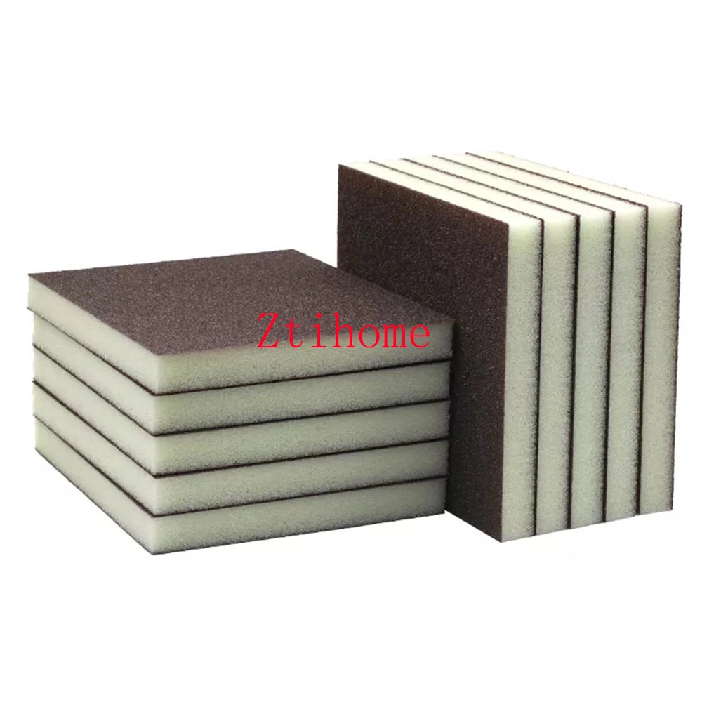 100X120mm Double-Sided Sandpaper 60 to 280 Grit Sanding and Grinding Sponge
