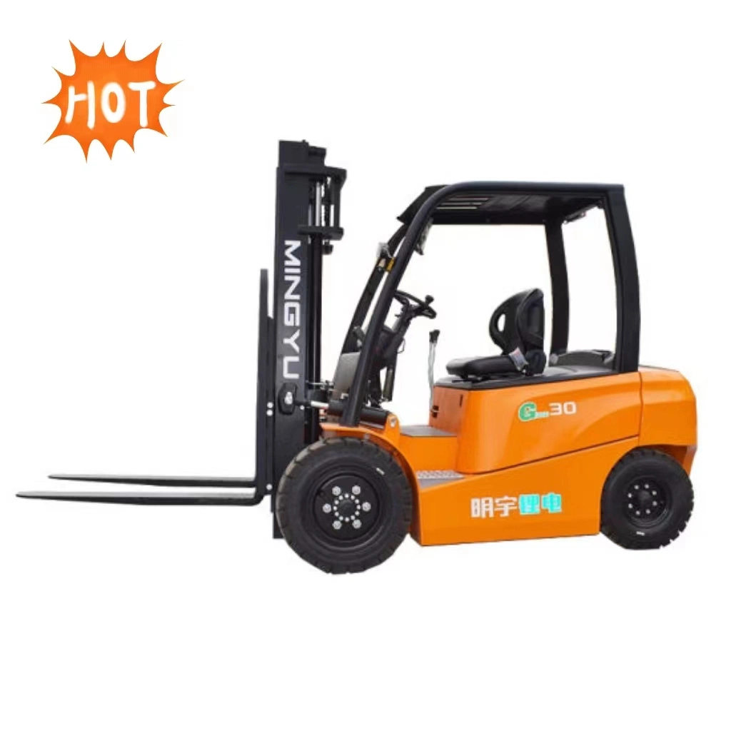 Mingyu Low Cost Hydraulic Full Electric Lithium / Lead Acid Battery Engine Operated Pallet Truck Forklift with AC Motor Battery