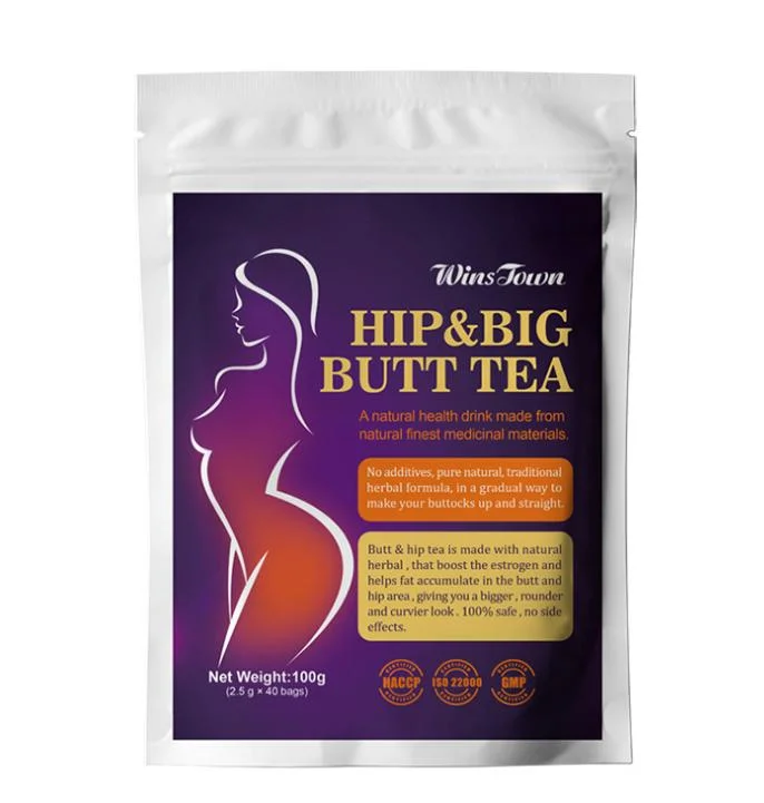 Diseño libre de etiqueta privada de la cadera de hierbas naturales de la mejora de la elevación Butt té reafirmante