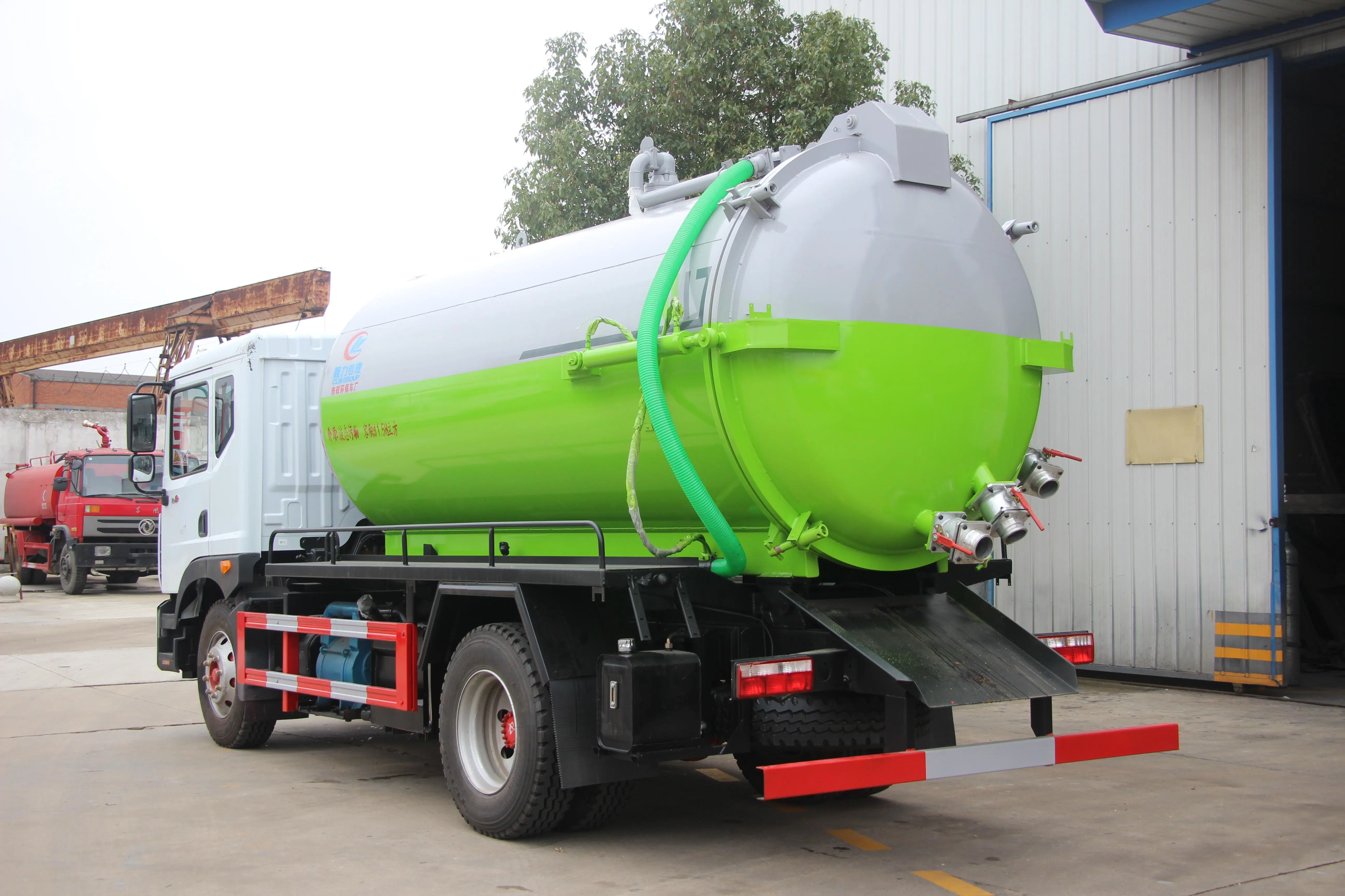 Dongfeng 4X2 Euro5 12000 Liter 15000L Fäcal Sammlung Entsorgung Abwasser Vakuumsauger