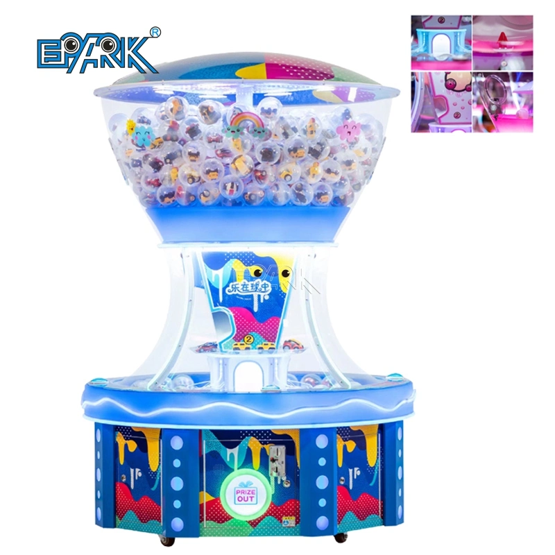 Coin Operated Ball Paradise 4p Gashapon Toy Vending Machine for Game Center