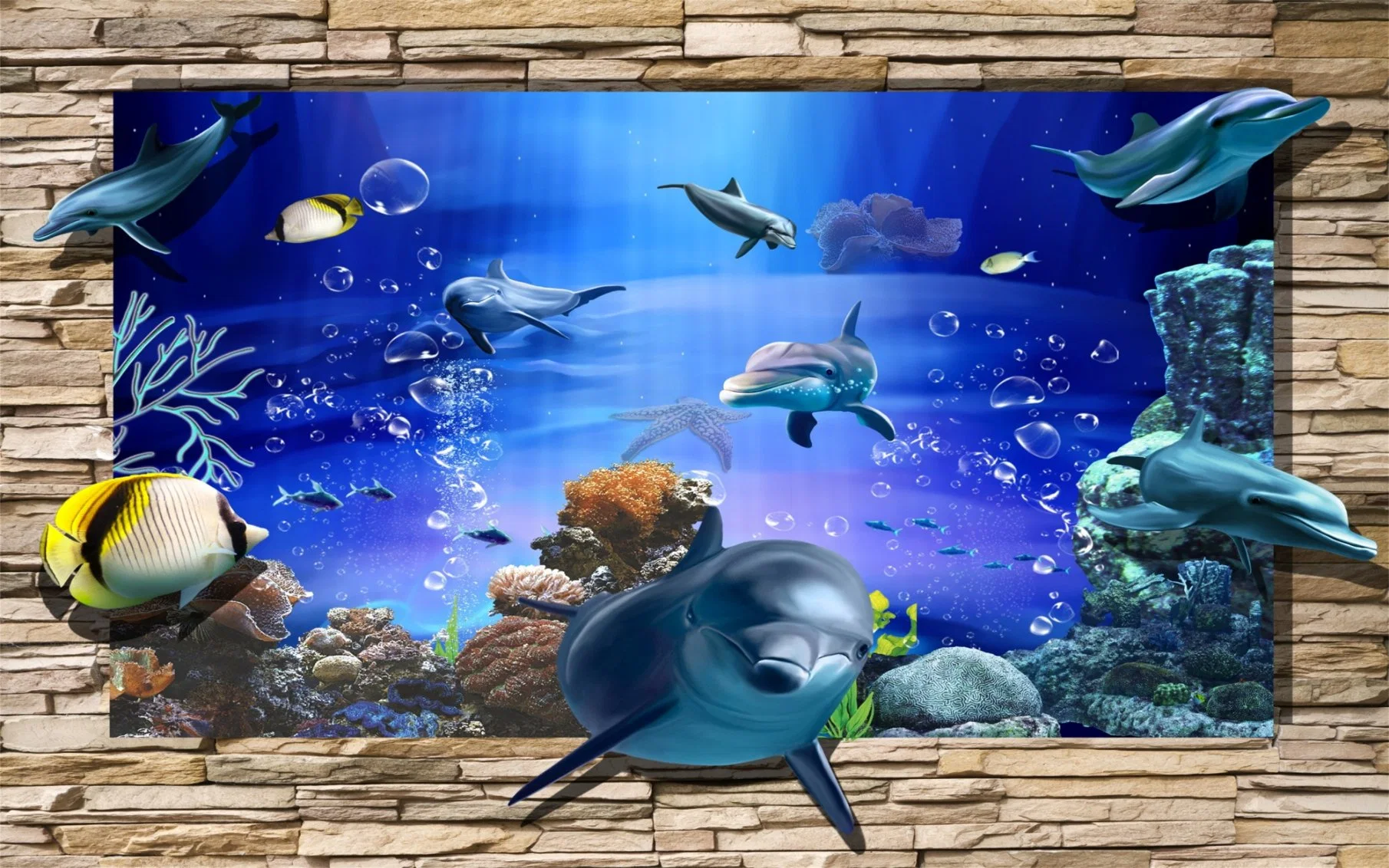 400mm 600mm 1220mm V Groove and Flat Connection Hotel Lobby Spc WPC PVC TV Background Wall Panel