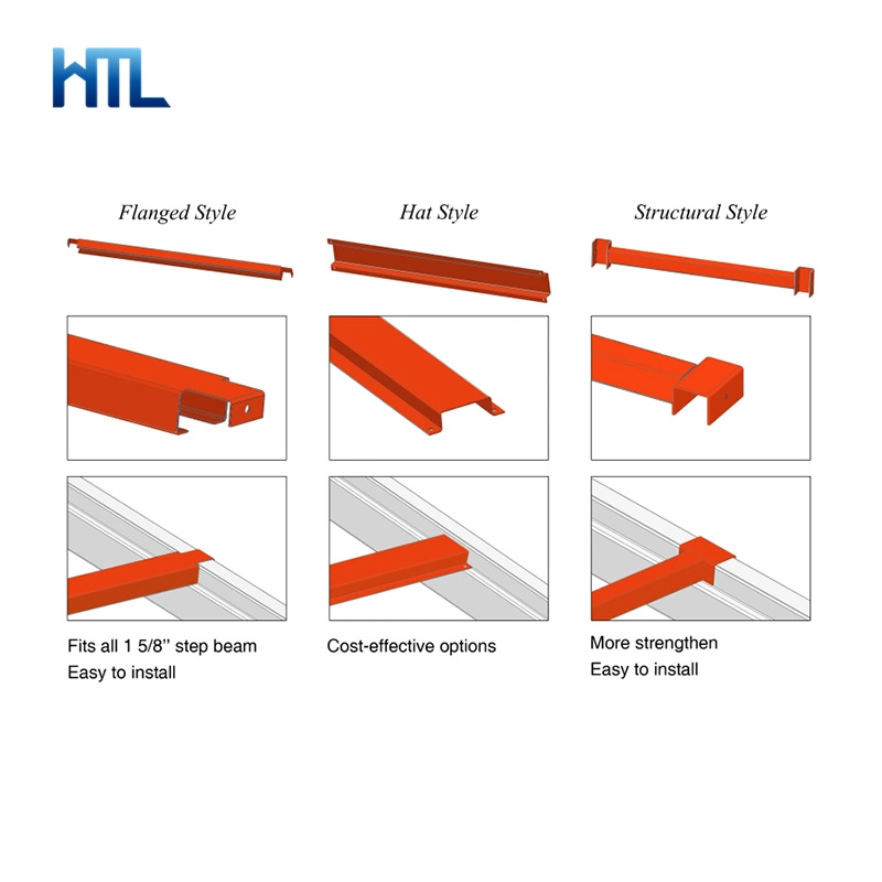 Barras de soporte de palets de metal duraderas personalizadas para Box Beam