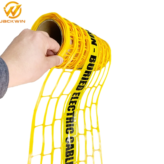 Underground Warning Mesh Detectable Warning Tape Plastic Warning Fence