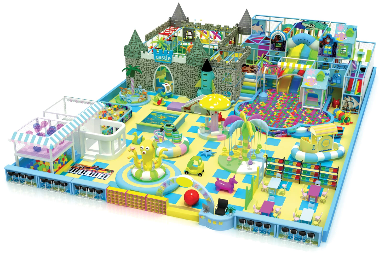 Indoor Playground Castle Equipment (TY-40242)