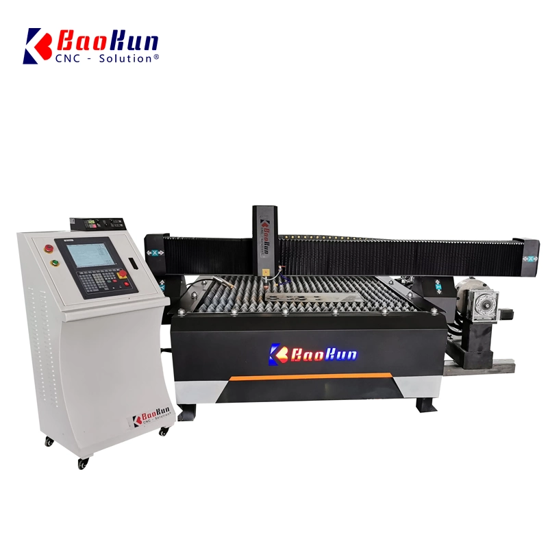 Plasma CNC Cutting Machine Manufacturer Sale CNC Plasma Pipe Cut with Rotary Device