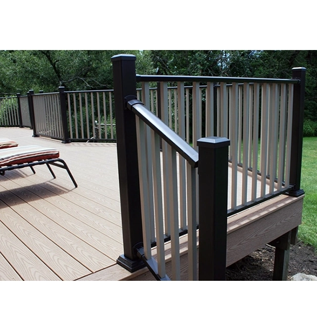 Aluminium Railing Powder Coated Steel Rail Balcony Railing Wall Mounted Steel Railing