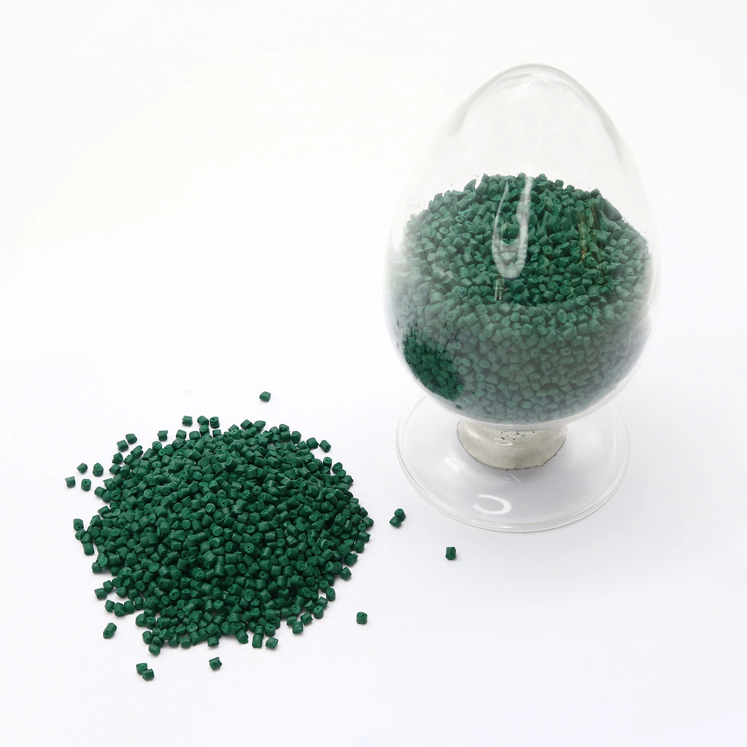 PE, PP, PA, fibres chimiques des granules de plastique vert pour les produits en fibre de polypropylène