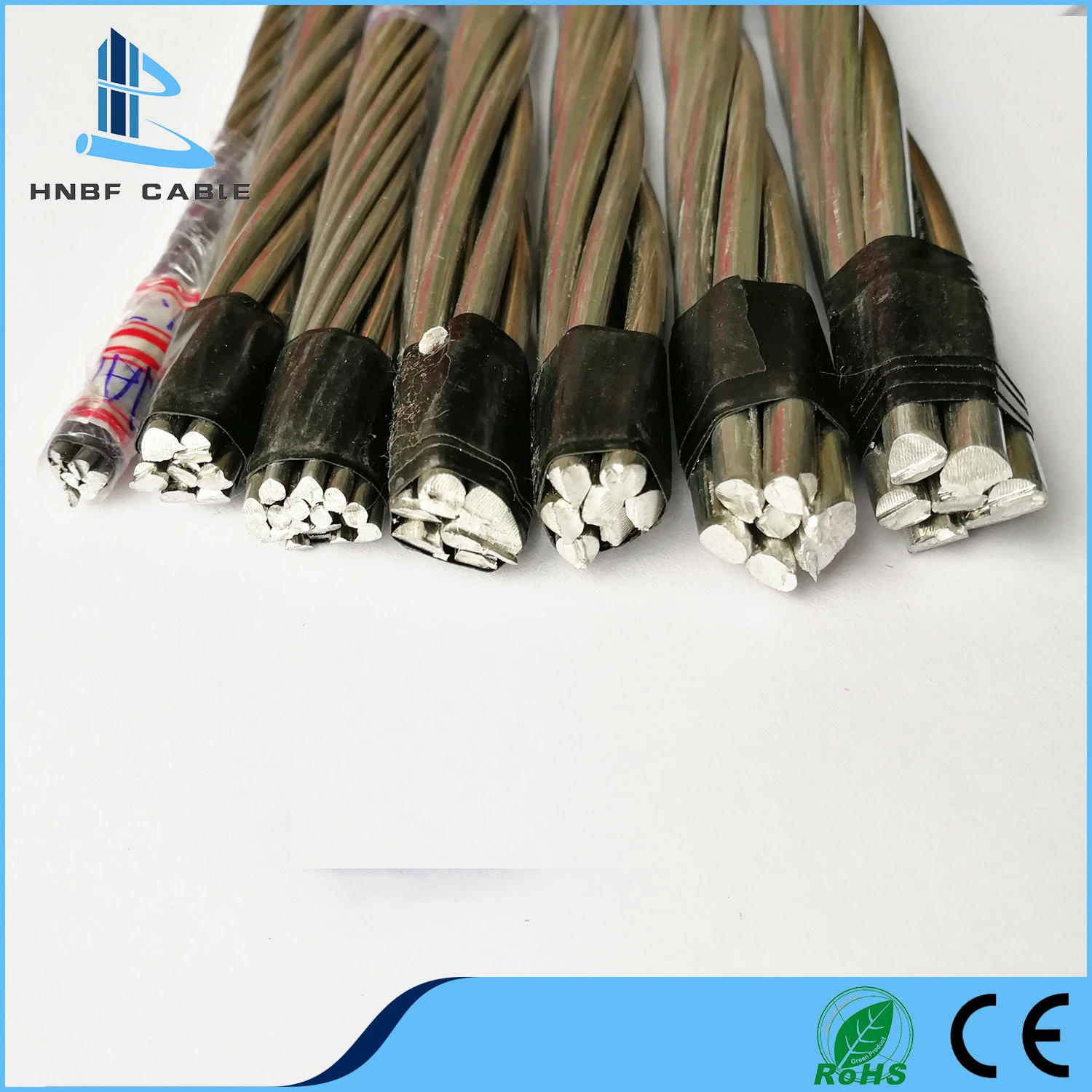 Cable de alimentación de aleación de aluminio estándar ASTM 2/0AWG 67,42sqmm conductor AAAC Con grasa