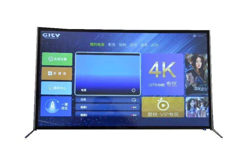 43 polegadas Smart TV de tela plana digital 4K UHD LCD LED