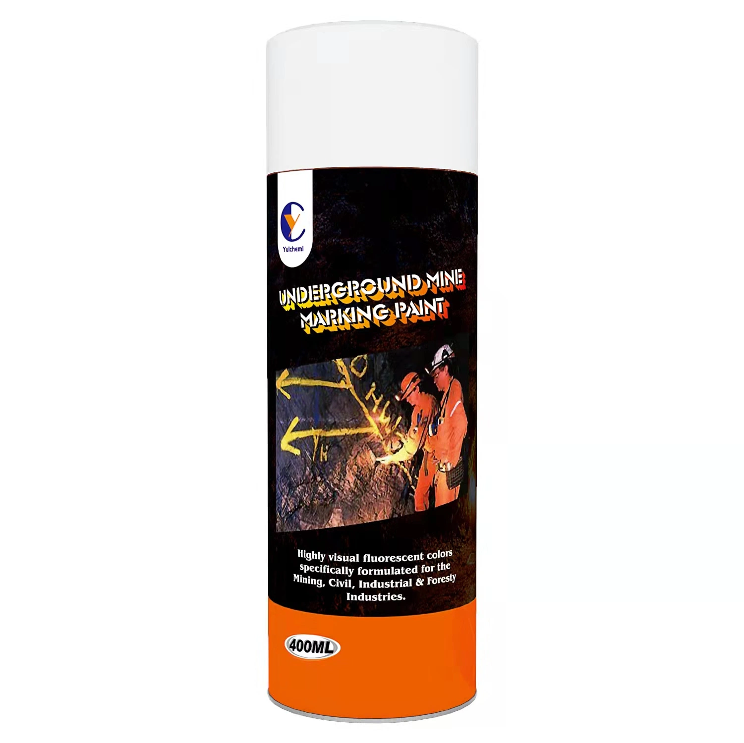 Outdoor-Untergrund Mine 360 Grad Flourescent Marking Paint Spray