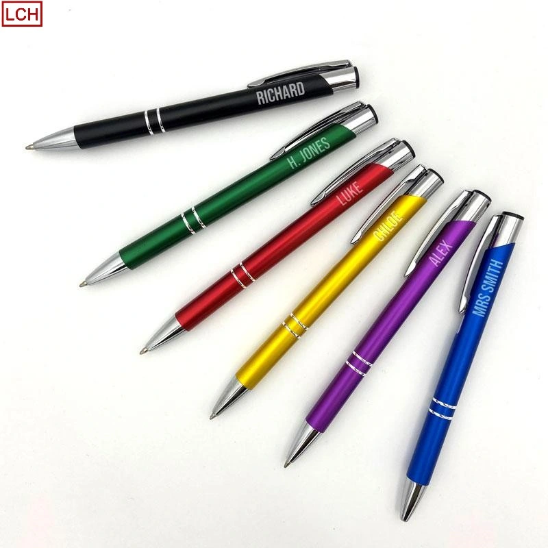 High quality/High cost performance Cheap Promotional Luxury Metallic Painted Advertising Gift Blank Metal Ball Pen with Custom Logo and Color