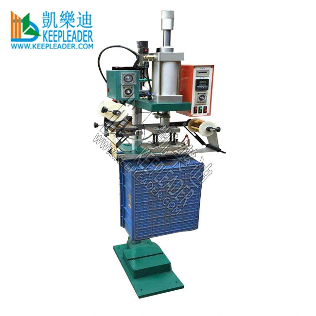 Pneumatic Gold Blocking Hot Foil Stamping Machine for Leather_Paper_Wood Foil Blocking Machine of Packing Box Printing_Stamping