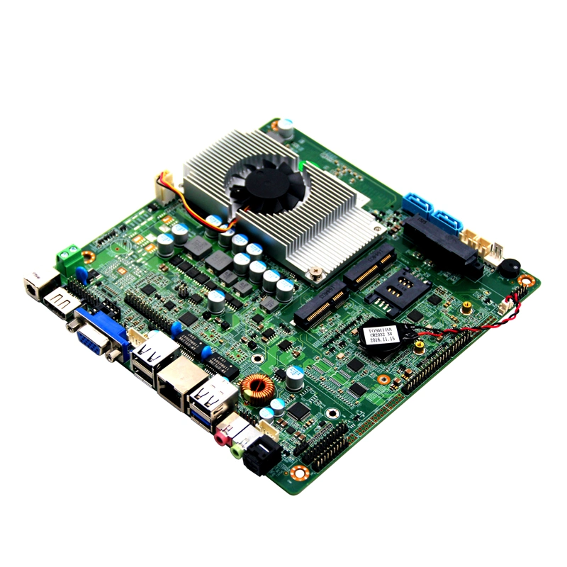 J1900 DDR3 placa PC SATA SSD Mini PC Motherboard Emmc 6COM Msata VGA HD-Mi LVDS 8USB Mini Barebone PC