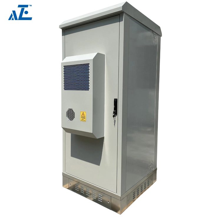 IP55 Waterproof Outdoor Enclosure Power Aluminum Electrical Distribution Metal Telecom Cabinet with 2000W DC Air Conditioner