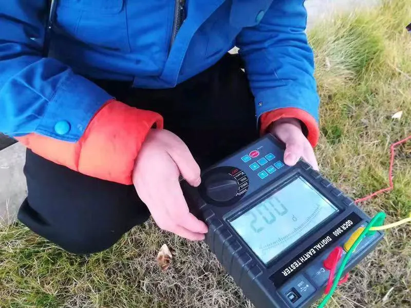 GDCR3000B Digital Earth Resistance Tester Soil Resistivity Test Equipment