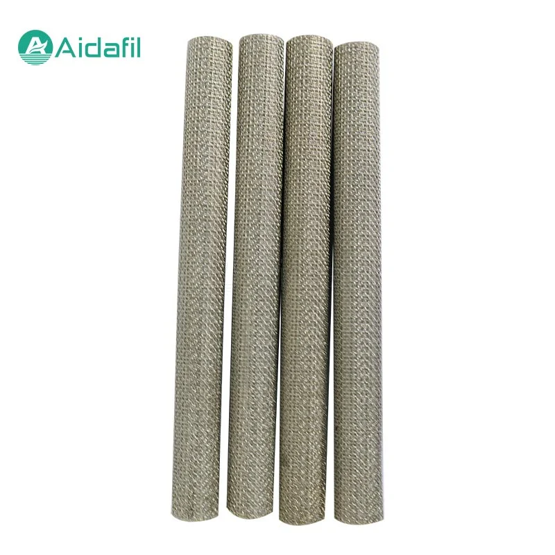 Metal Stainless Steel 304 Vacuum Pump Mechanical 3 Layer 5 Layer Sintered Mesh Filter Element