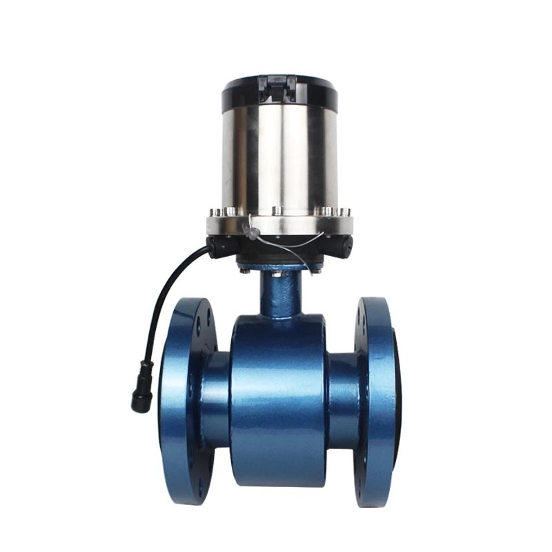 SS316 SS304 Battery Powered Electromagnetic Liquid Water Flowmeter