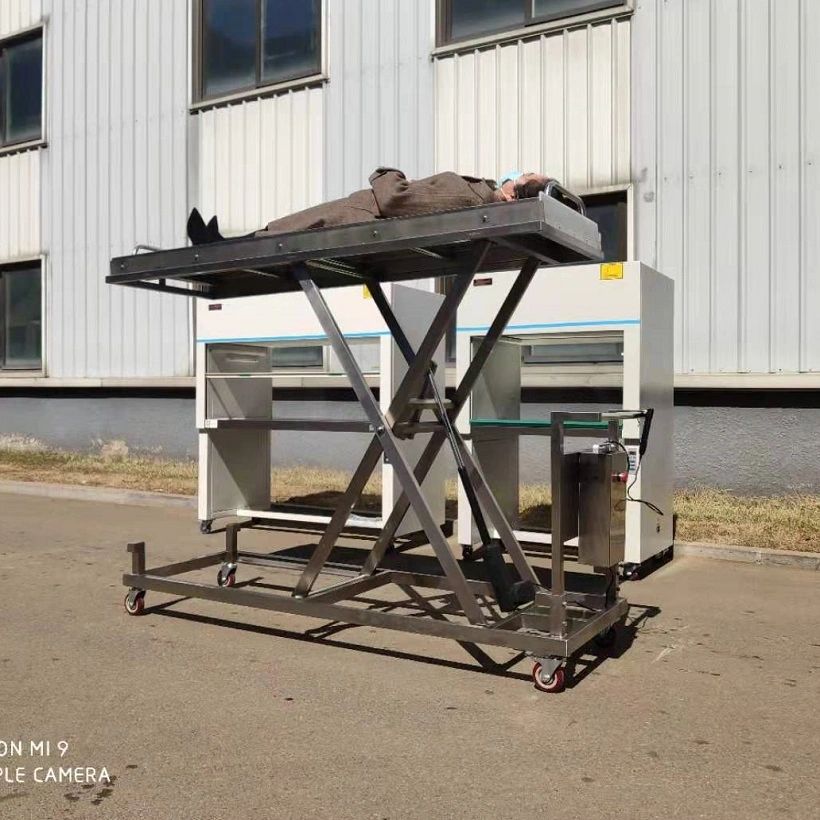 Good Price Electric Lifting Mortuary Trolley