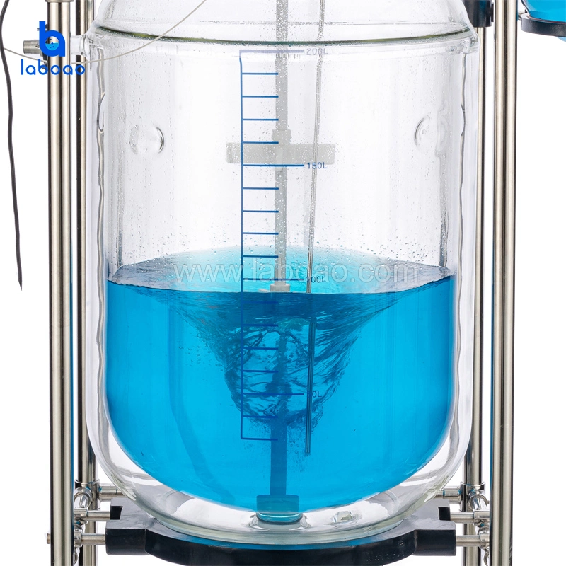 Laboao 5% off China Pharmaceutical Chemical Laboratory Jacketed Glass Reactor