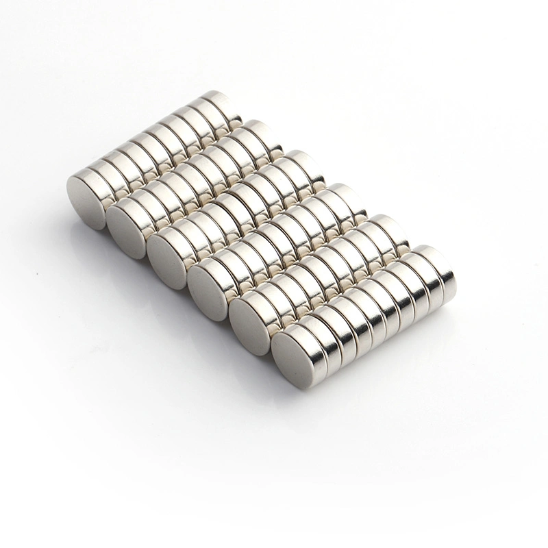 High-Performance N35 Nickel Plating Custom Rare Earth Magnet Permanent Neodymium Disc Magnet