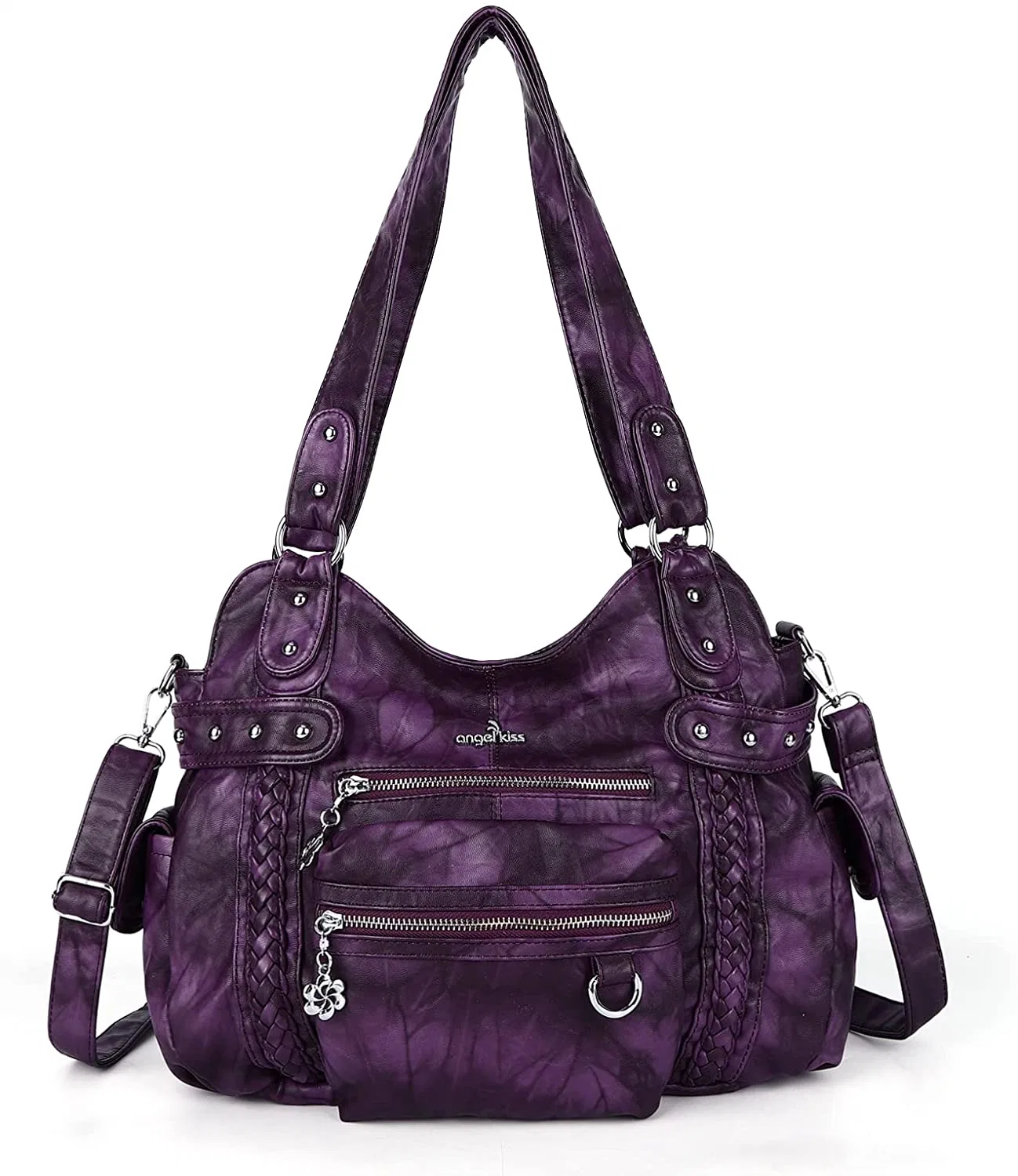 Hobo Handbags for Women Soft PU Leather Shoulder Handbags Ladies Purses