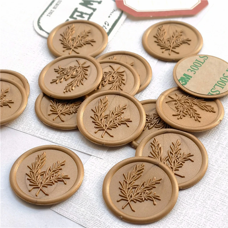 Customized Design Sealing Wax Stickers Wax Stamp Sticker