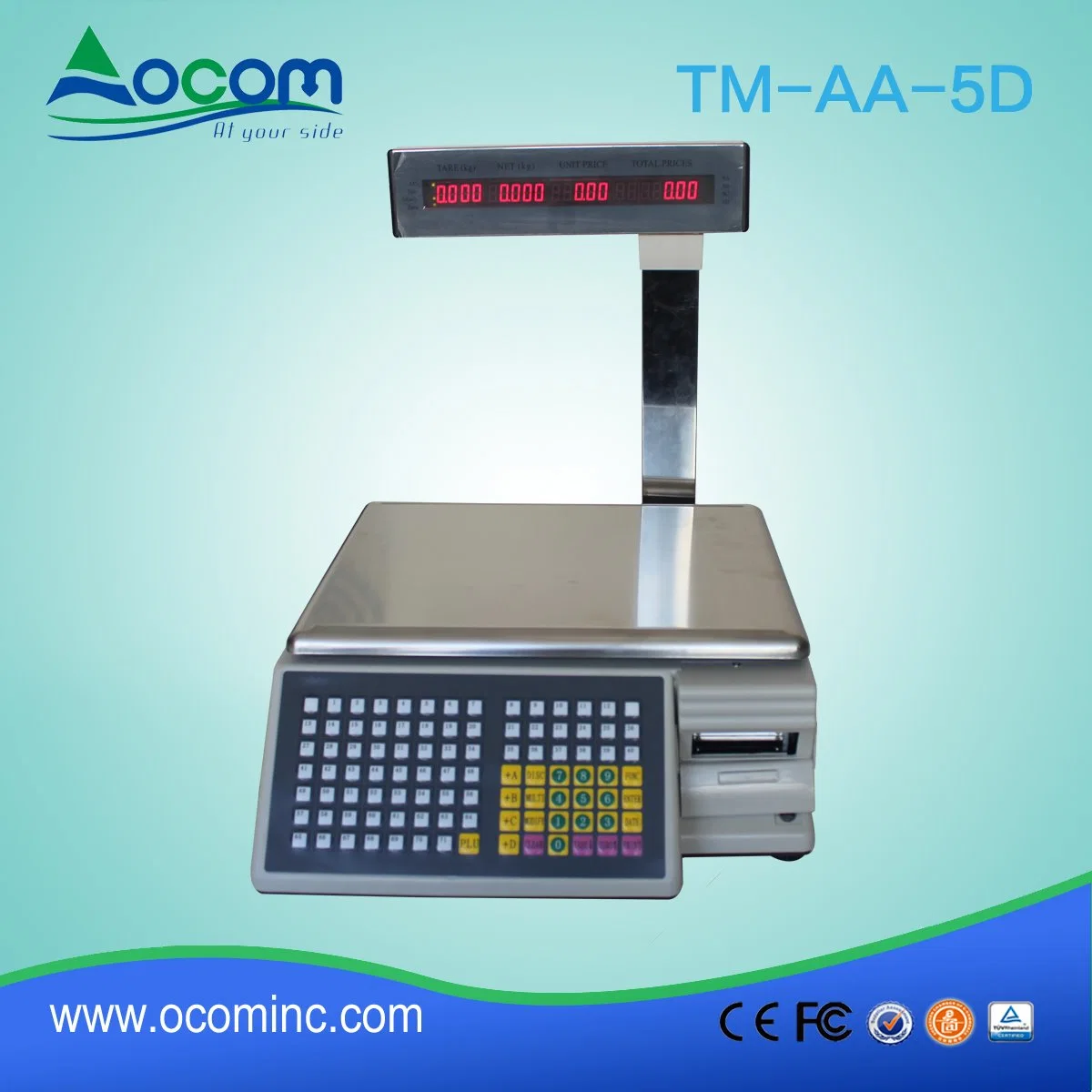 Smart Digital Food Scale Weighing Barcode Printing Scale