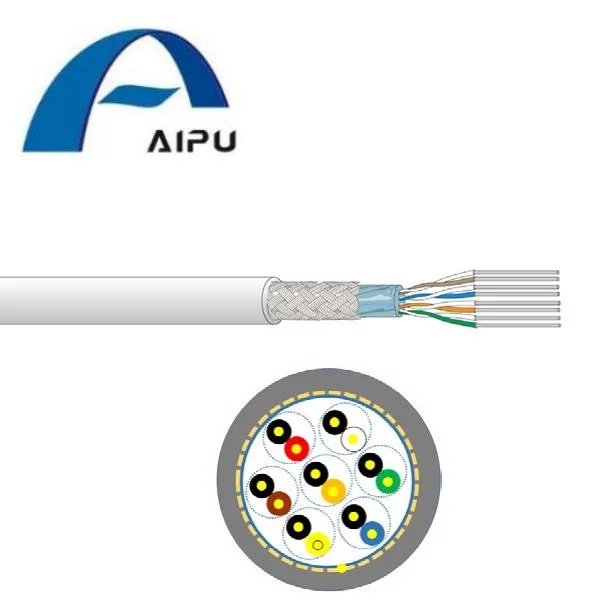 Aipu RS-232/422 Cable BS En 50290 Standard 7 Pairs 14 Cores Computer Cable