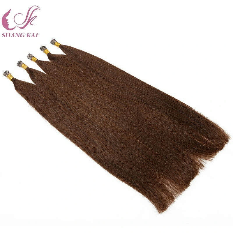 Natural Human Hair Extension Stick I-Tip Remy Hair