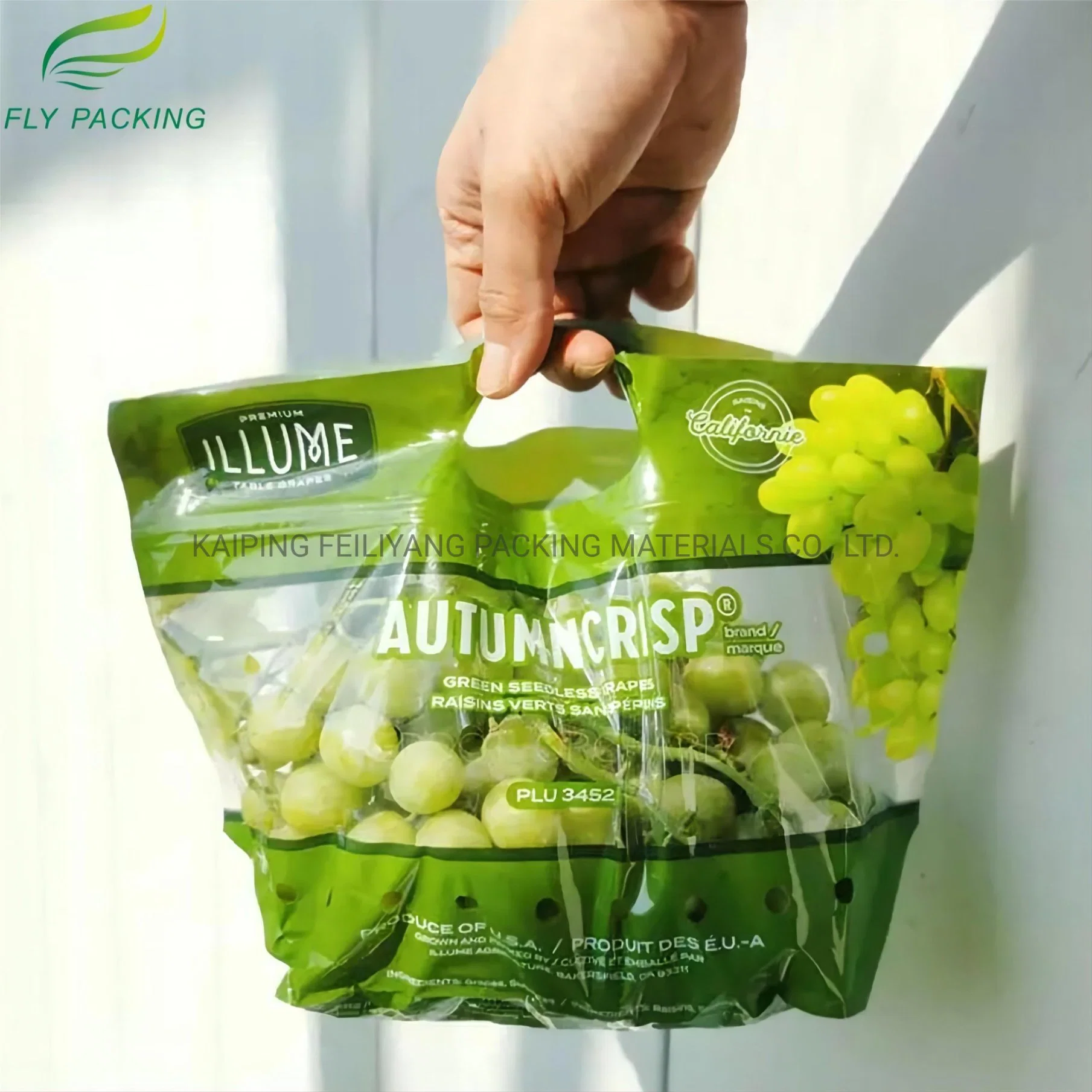 Special Wholesale/Supplier for Supermarket Grapes Fruit Plastic Packaging Bags