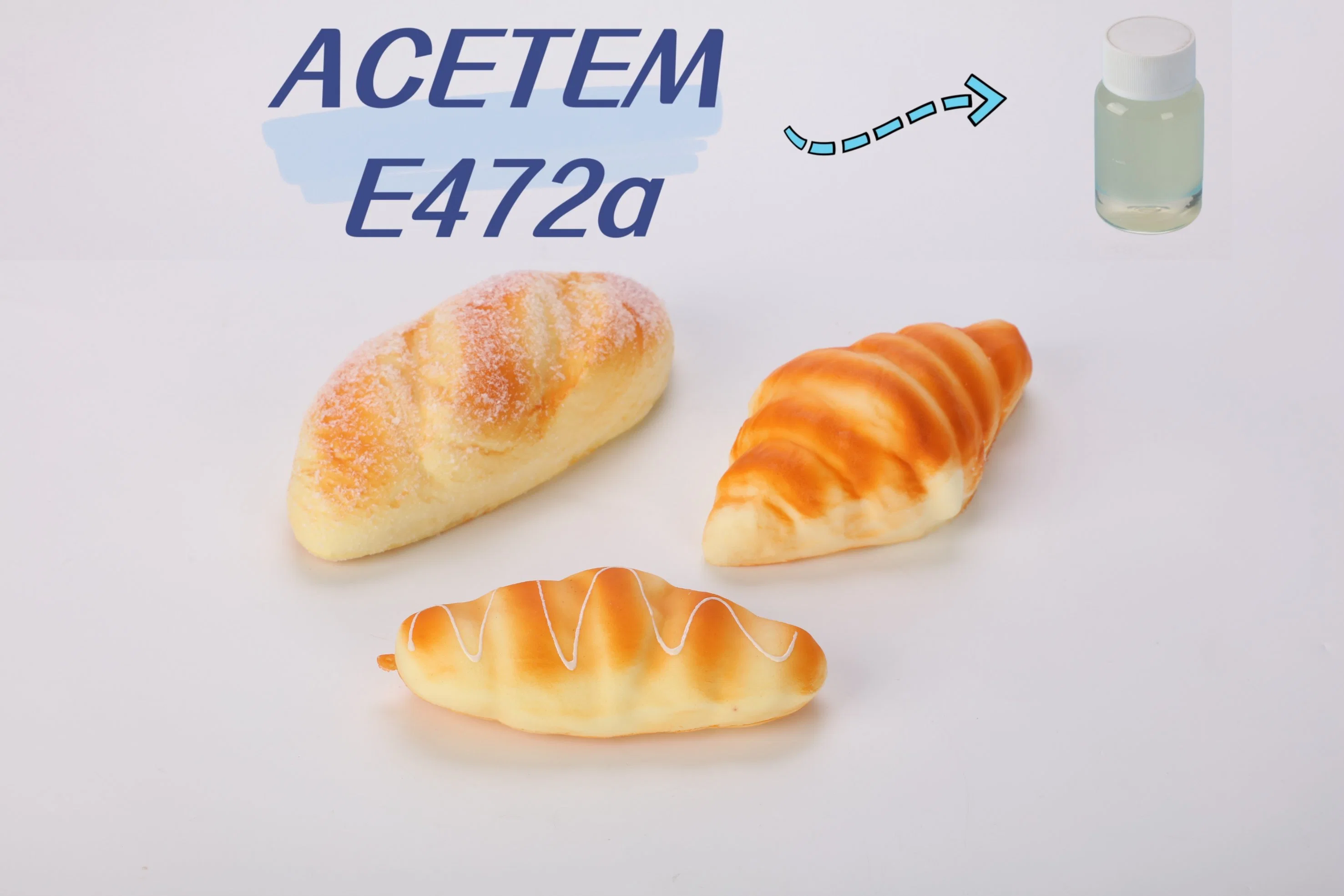 Natural Food Emulsifier Additive Acetylated Mono- and Diglycerides (ACETEM) /E472A Chemical