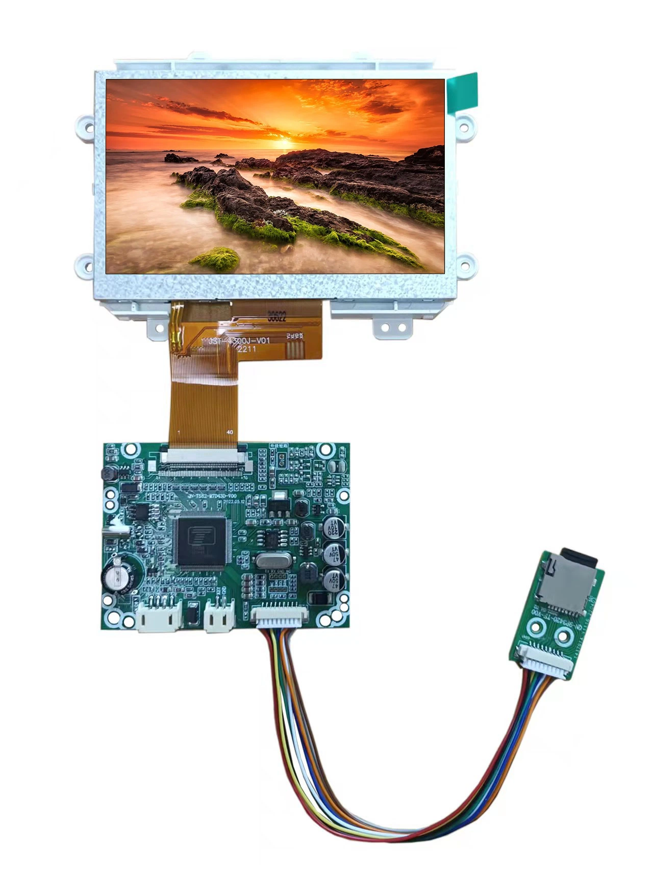 4.3inch Cm/HS TFT LCD Screen with Driver Board Apply for Video Door Phone and Automative