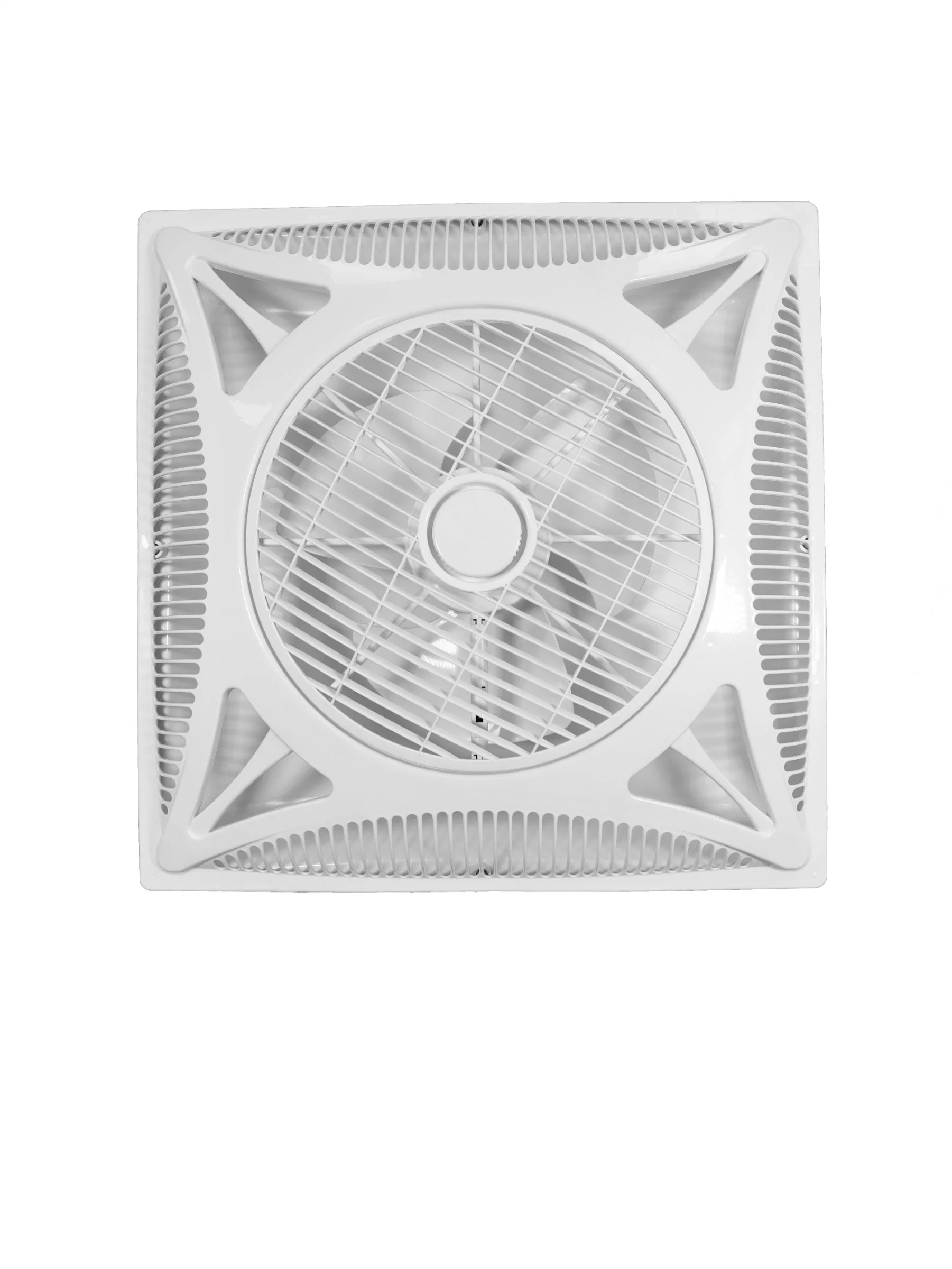 12 Inches Square Plastic Exhaust Fan with Front Grille Panel and Different Color Selection