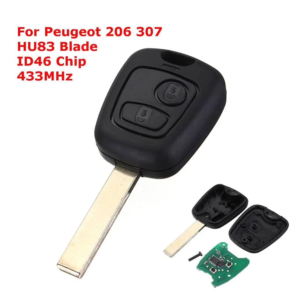 Wholesale/Suppliers Chave para controle remoto do veículo Peugeot 206