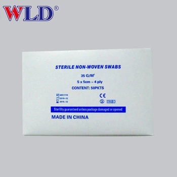 Non Sterile Compress Wound Nonwoven Fabric First Aid Swab Nonwoven Sponge