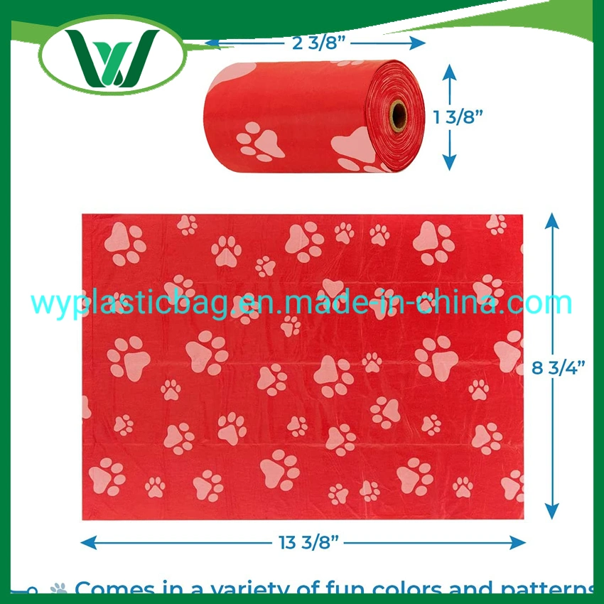 Sacos de poop para cães com classificação de terra, sacos de poop extra grossos e fortes para cães com garantia de fugas, sacos de doggy no rolo