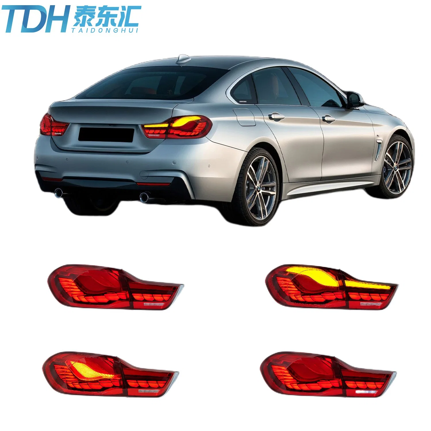 Car Lights for BMW F32 F33 F80 LED Tail Lamp 2013-2020 Tail Light M4 F36 Rear Trunk Stop Brake Dynamic Signal Animation Auto Lamp