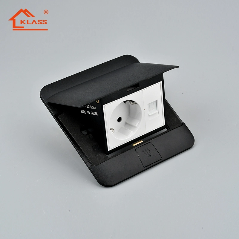 Office Home Hotel Pop up Floor Table Mounted Socket