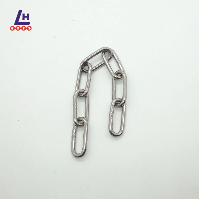 304 Stainless Steel DIN763 Long Link Chain