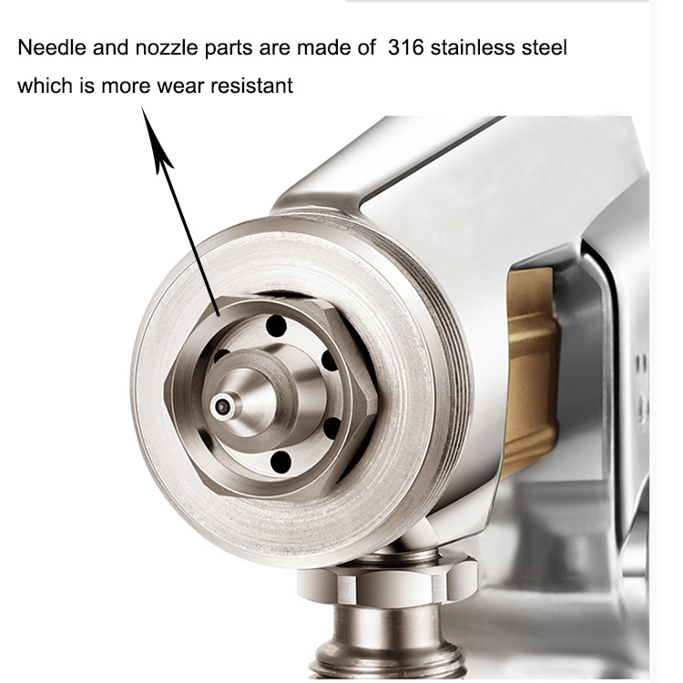 Pneumatische 2,0mm Wa200 Schokolade Beschichtung automatische Spray Paint Gun