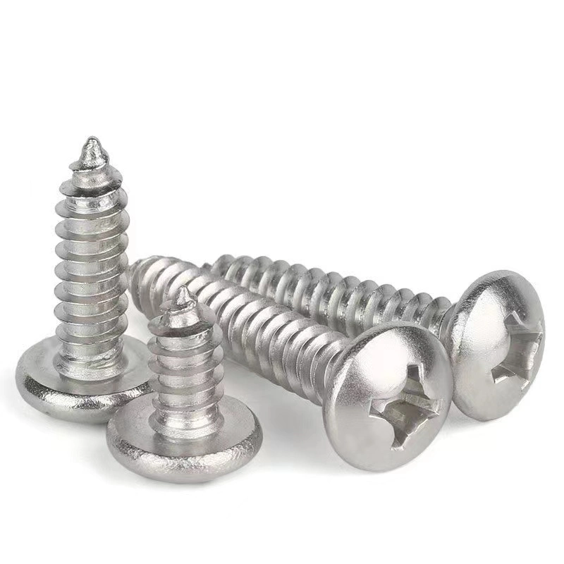 Ss201 SS304 Stainless Steel Flat Head Cross Self Drilling Wood Screw