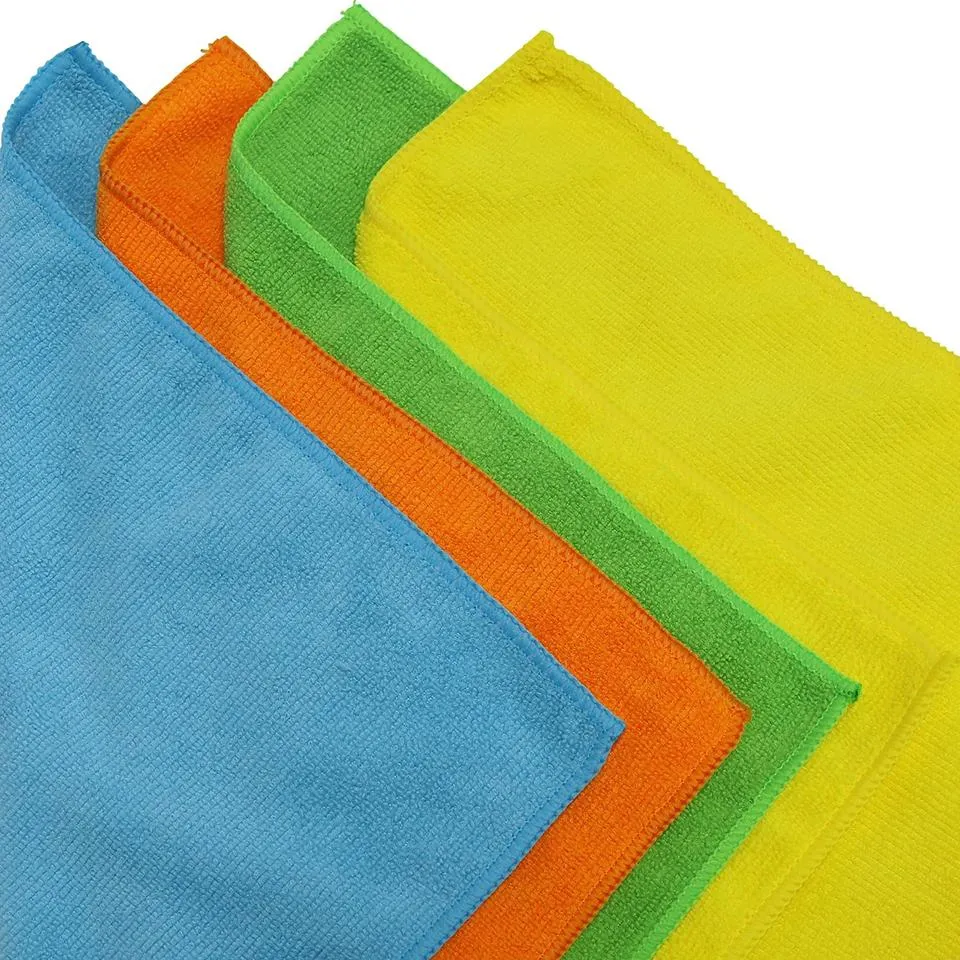 Chiffon de nettoyage intérieur personnalisé pour entretien ménager une serviette en microfibre