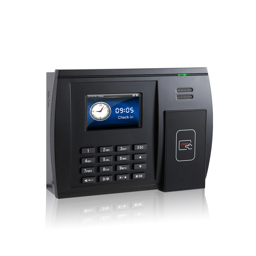 Standalone Proximity Card Punch Card Attendance Machine Time Attendance System

Système de pointage de présence autonome avec carte de proximité et carte perforée.