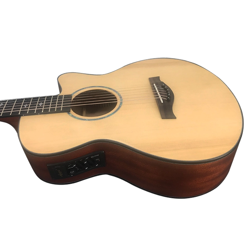 40 pulgadas Solid Spruce Top Band's list Solid Spruce Top Electric Folk Guitars Guitarra acústica en venta