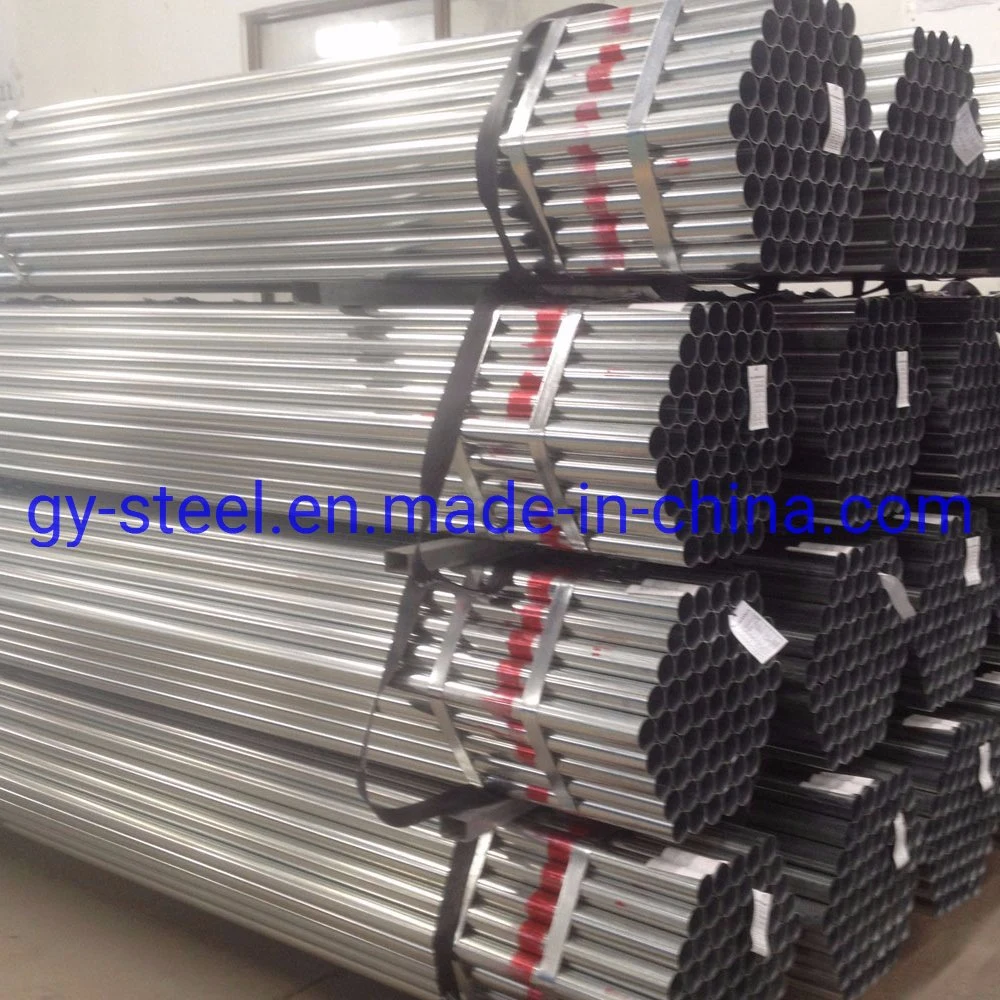 Aiyia Q195/Q235 Galvanized Round Steel Tube for Building Material and Greenhouse