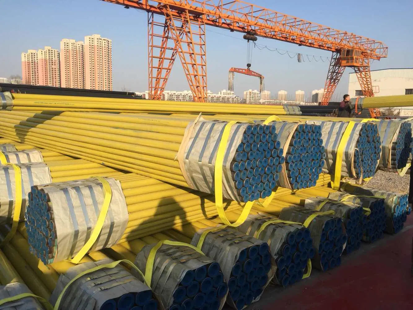 3PE 3PP Custom Coating Steel Pipe API 5L X42/X46/X52/X60/X70